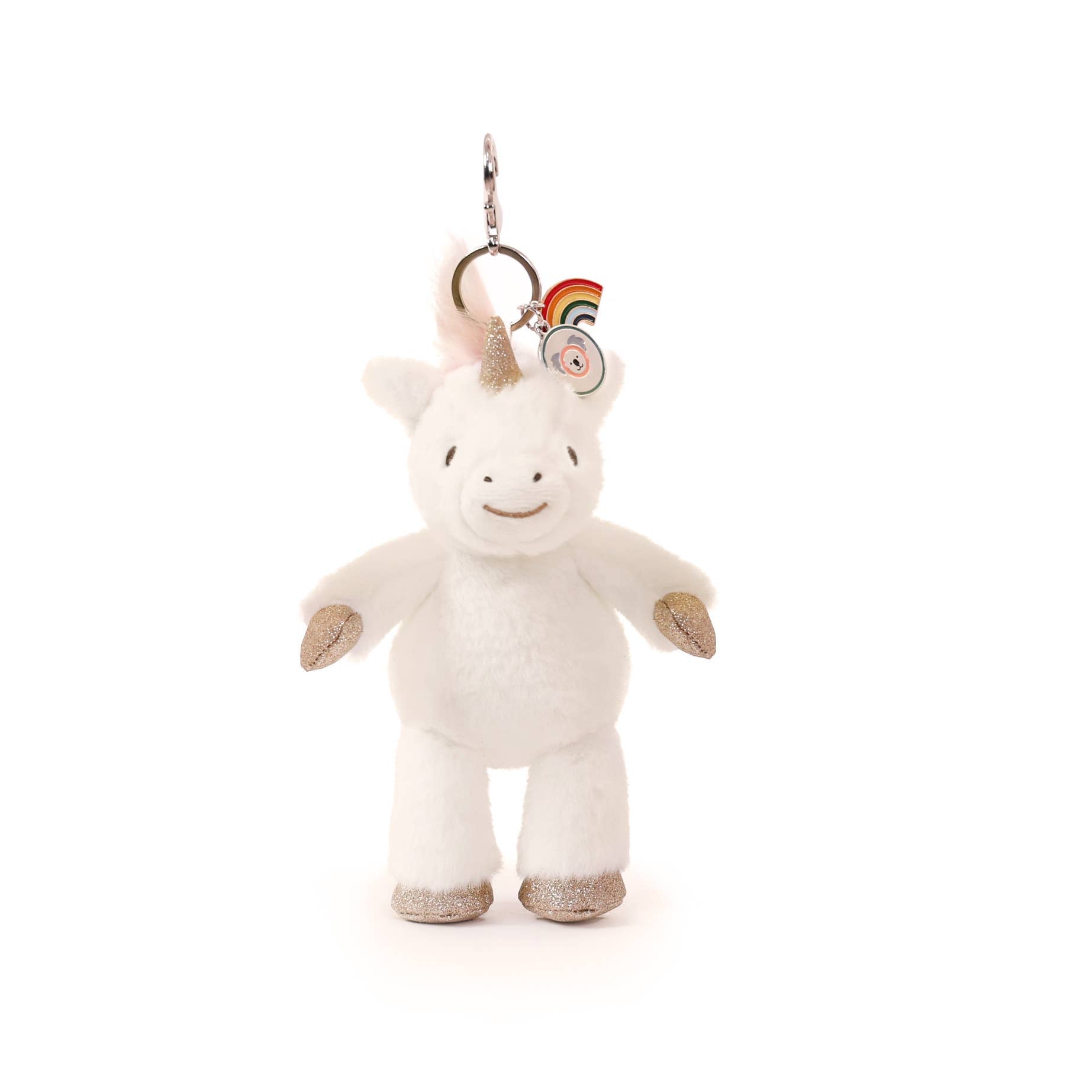 OB Australia Baby + Child Misty Unicorn Bag Charm (Vegan Angora) 7"/ 18 cm