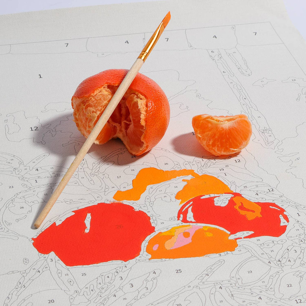 Buy Paint by Numbers - Bowl of Oranges by Journey Of Something AU & EU - at Hamish + Grace