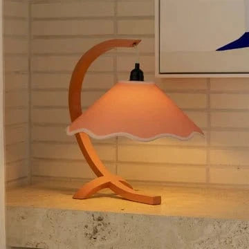Paola & Joy Homewares Paola and Joy - Kira Table Lamp - Coral and Cream