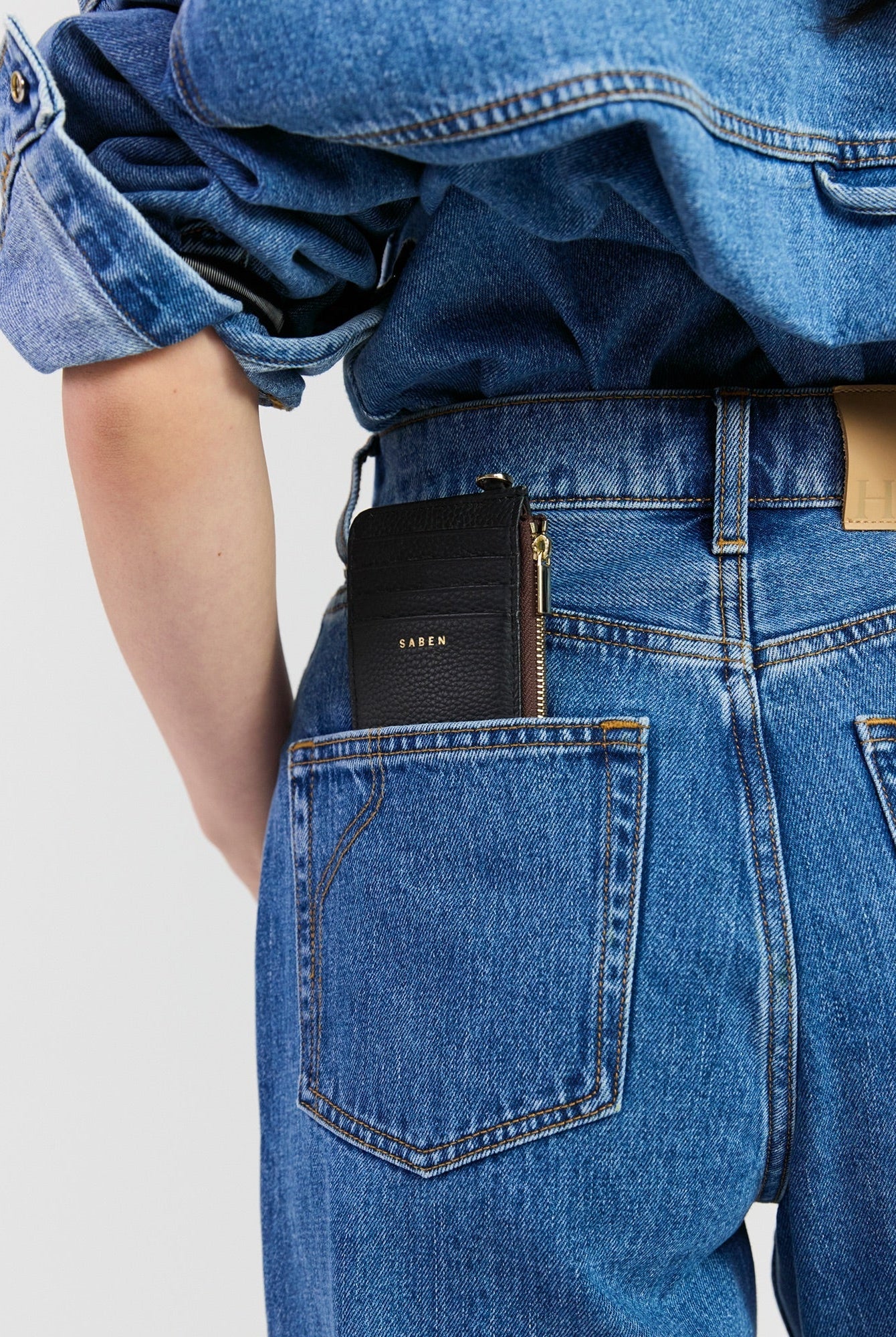 Buy Saben - Winona Card Holder Black by Saben - at Hamish + Grace