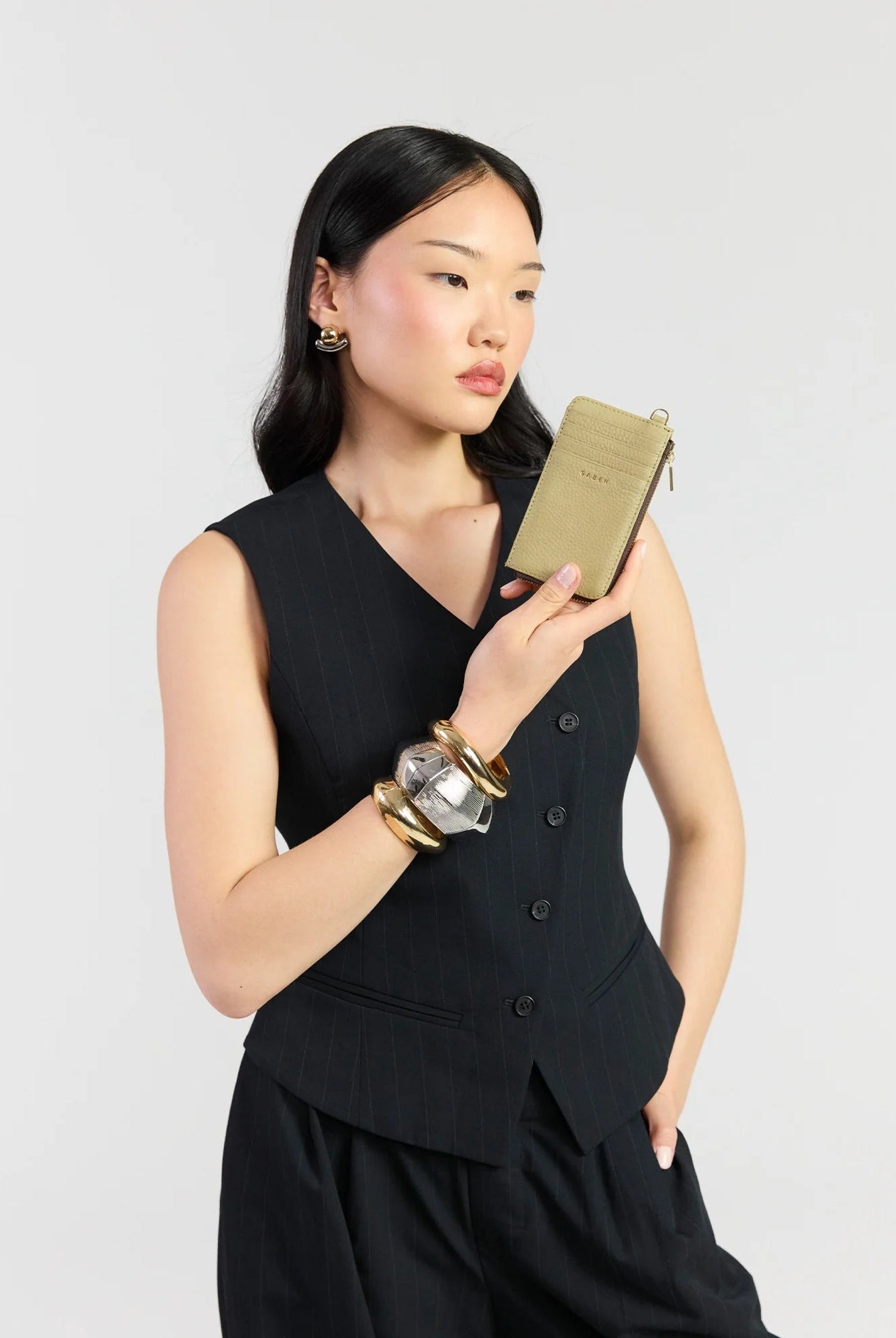 Buy Saben - Winona Card Holder Willow by Saben - at Hamish + Grace