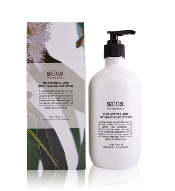Salus Body Bath + Body 500ml Salus - Eucalyptus & Aloe Invigorating Body wash