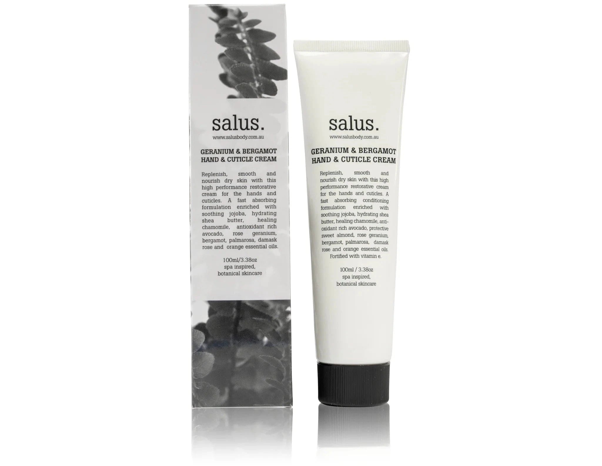 Salus Body Bath + Body 100ml Salus - Geranium & Bergamot Hand and Cuticle Crea