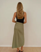 Sunny Girl Fashion Sunny Girl - Bonita Olive Skirt - 140845H
