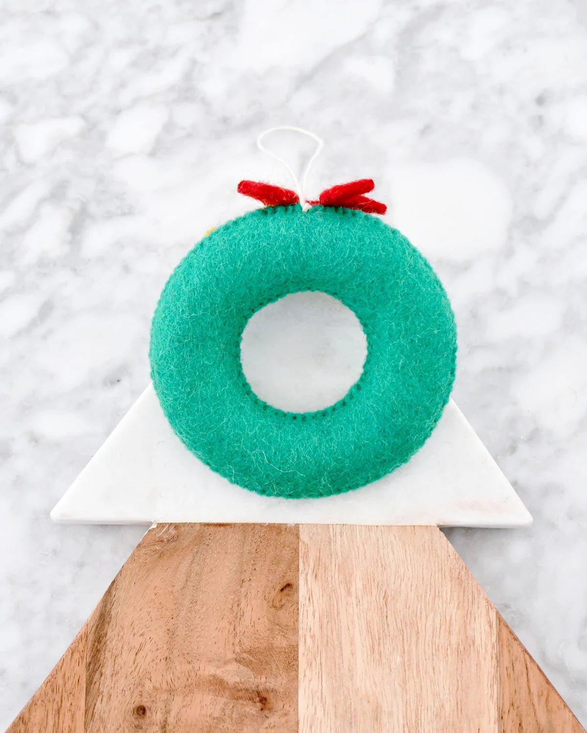 Buy Tara Treasures - Christmas Ornament - Felt Wreath with Bells by Tara Teasures - at Hamish + Grace