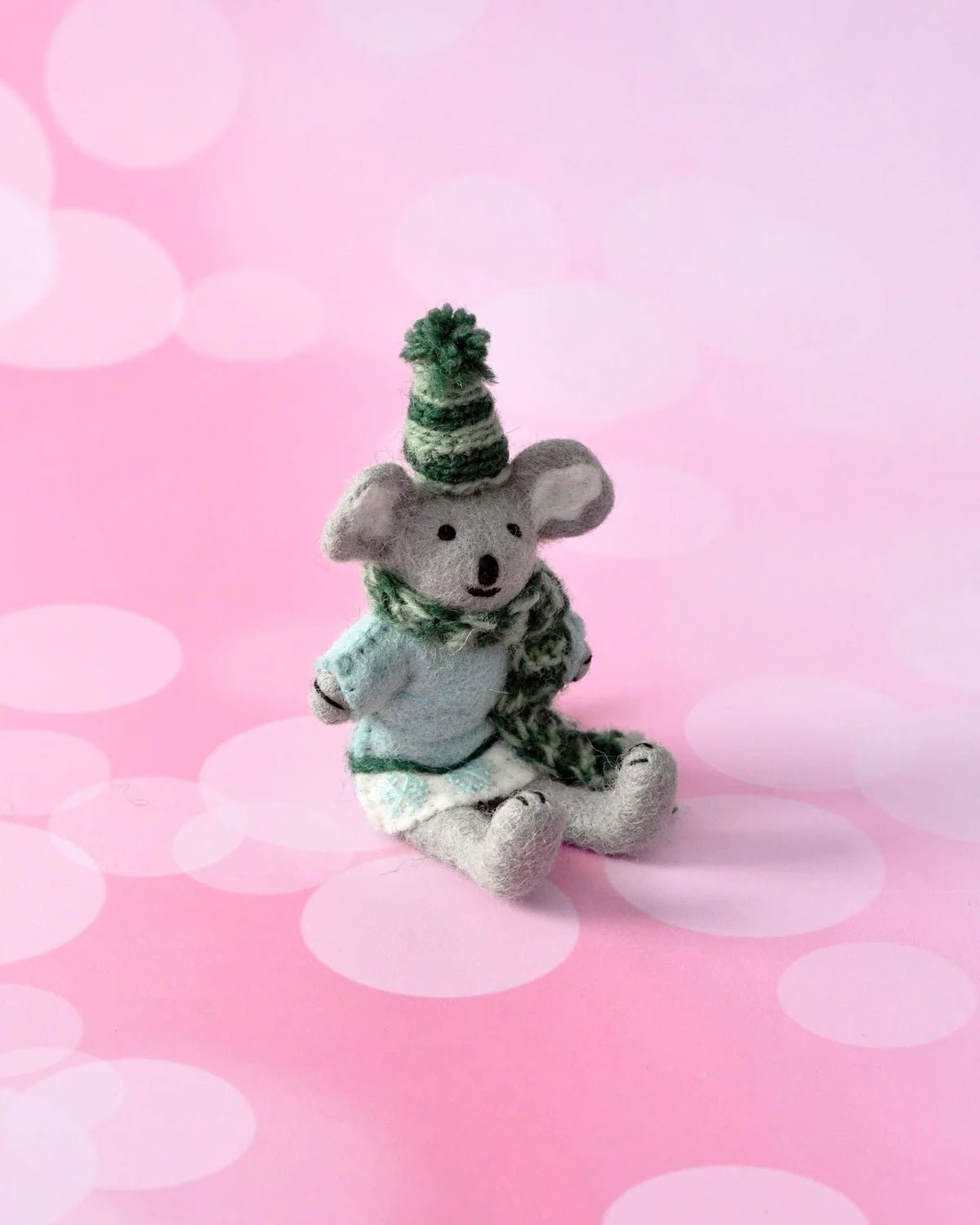 Buy Tara Treasures - Felt Koala with Blue Sweater by Tara Teasures - at Hamish + Grace