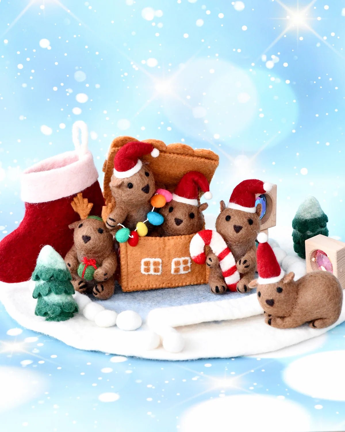 Buy Tara Treasures - Felt Wombat in Stocking Toy by Tara Teasures - at Hamish + Grace