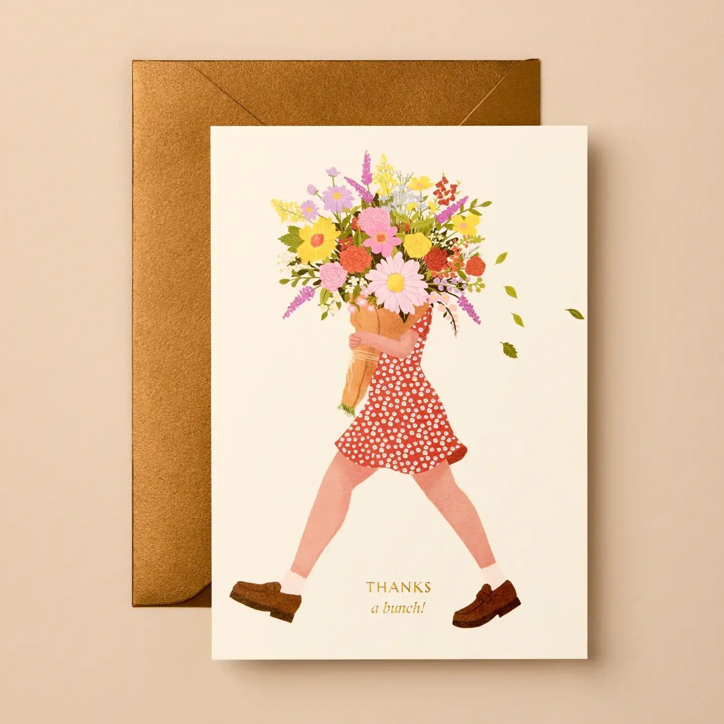 Buy Thank You Card | Thanks A Bunch | Minimal Eco - Friendly Greeting Card by Gabrielle & Celine Greeting Cards Australia - at Hamish + Grace