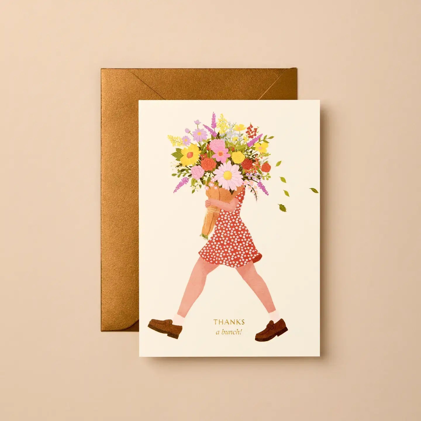 Buy Thank You Card | Thanks A Bunch | Minimal Eco - Friendly Greeting Card by Gabrielle & Celine Greeting Cards Australia - at Hamish + Grace