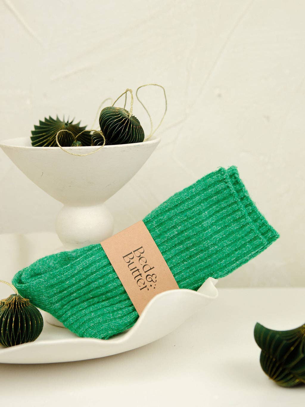 Buy The Comfiest Socks - Lite - Green: S/M by Bed & Butter - at Hamish + Grace