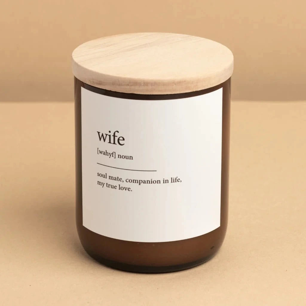 The Commonfolk Homeware The Commonfolk - Dictionary Meaning Candle - Wife