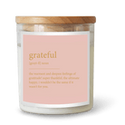 The Commonfolk Homeware The Commonfolk - GOLDIE Dictionary Candle - GRATEFUL - Byron Bay
