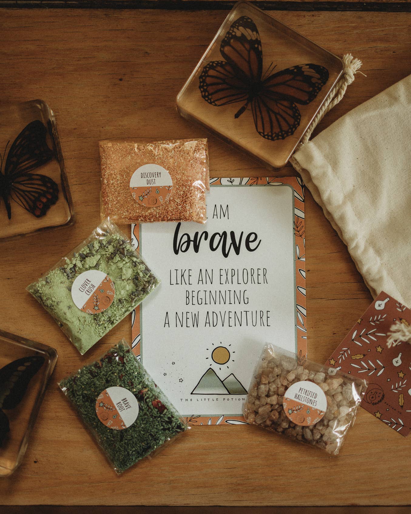 The Little Potion Co Baby + Child Heart of an adventurer - Potion Pouch (Brave Potion)