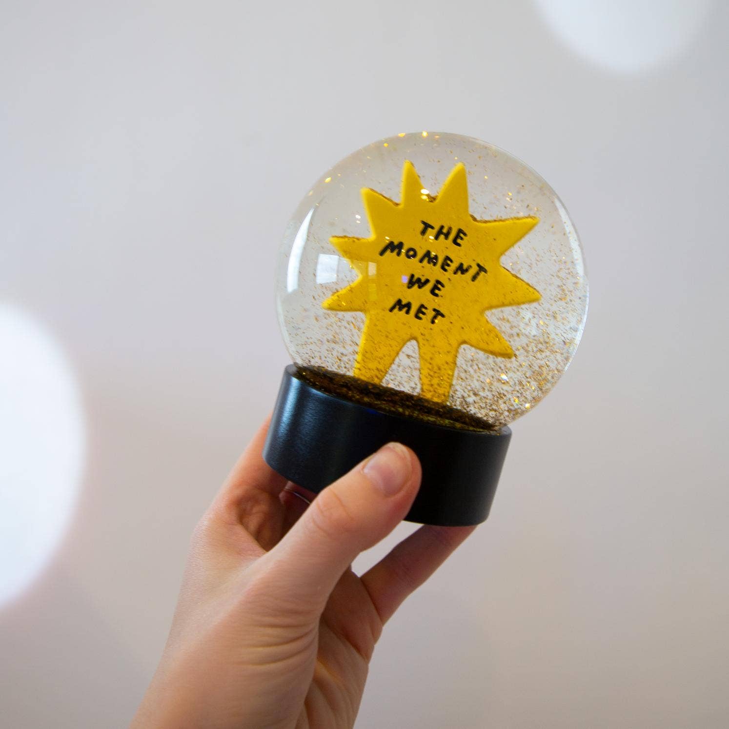 Third Drawer Down Homewares The Moment We Met Snow Globe x Adam JK