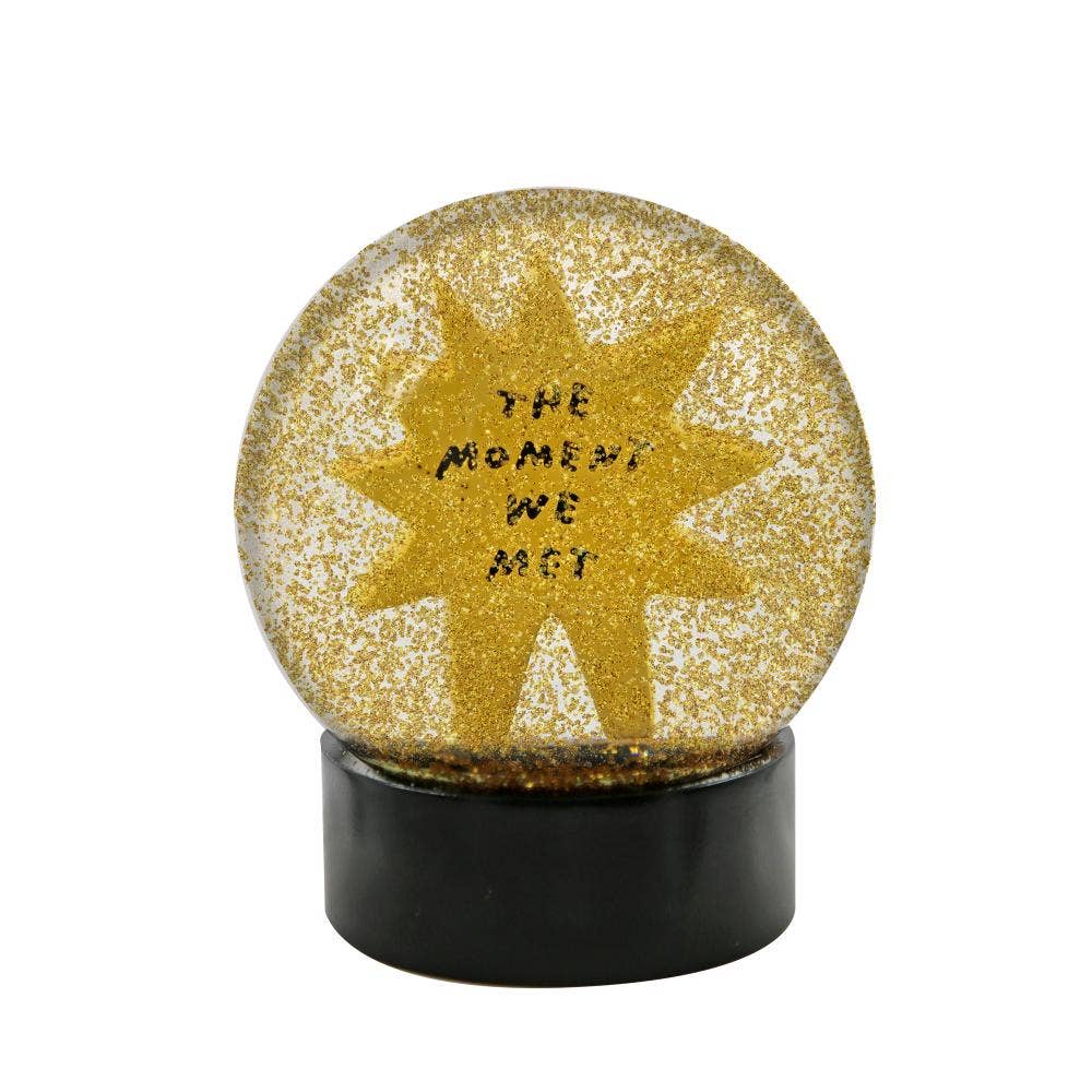 Third Drawer Down Homewares The Moment We Met Snow Globe x Adam JK