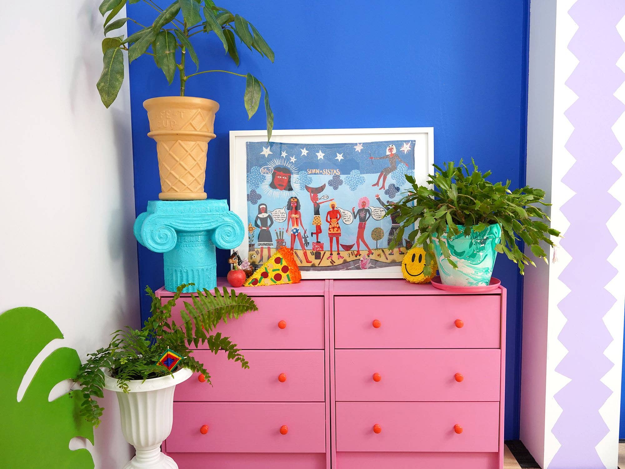 Third Drawer Down Homewares Seven Sistas Tea Towel x Kaylene Whiskey: Default