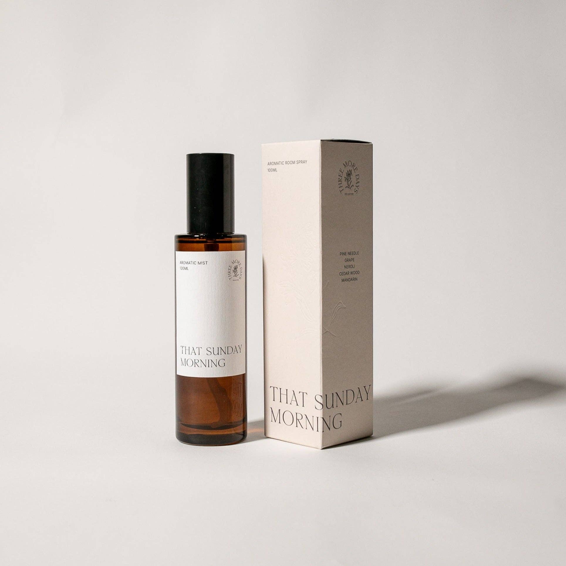 Three More Days Collection Homeware THAT SUNDAY MORNING: PINE NEEDLE / GRAPE / NEROLI / CEDARWOOD / MANDARIN ROOM SPRAY