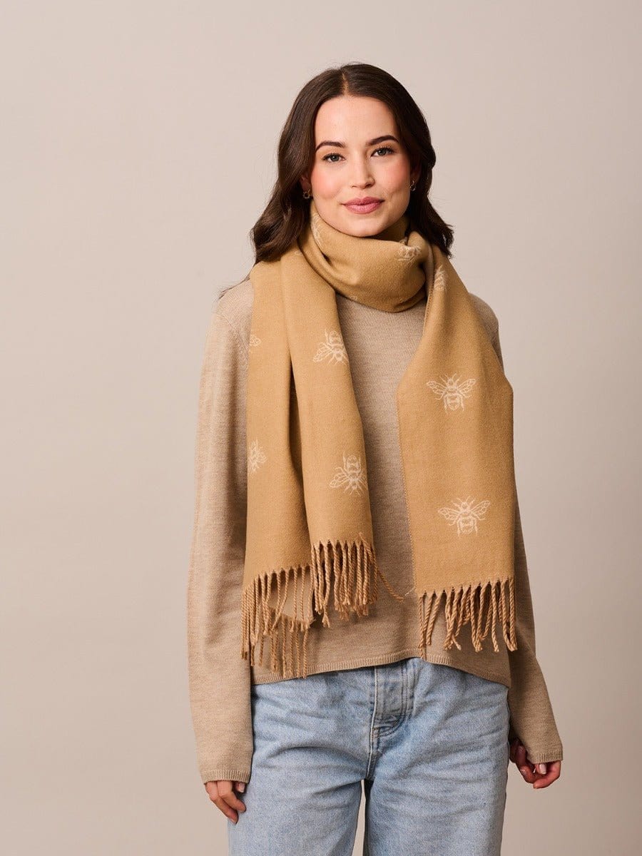 Tiger Tree Fashion Latte Queen Bee Scarf