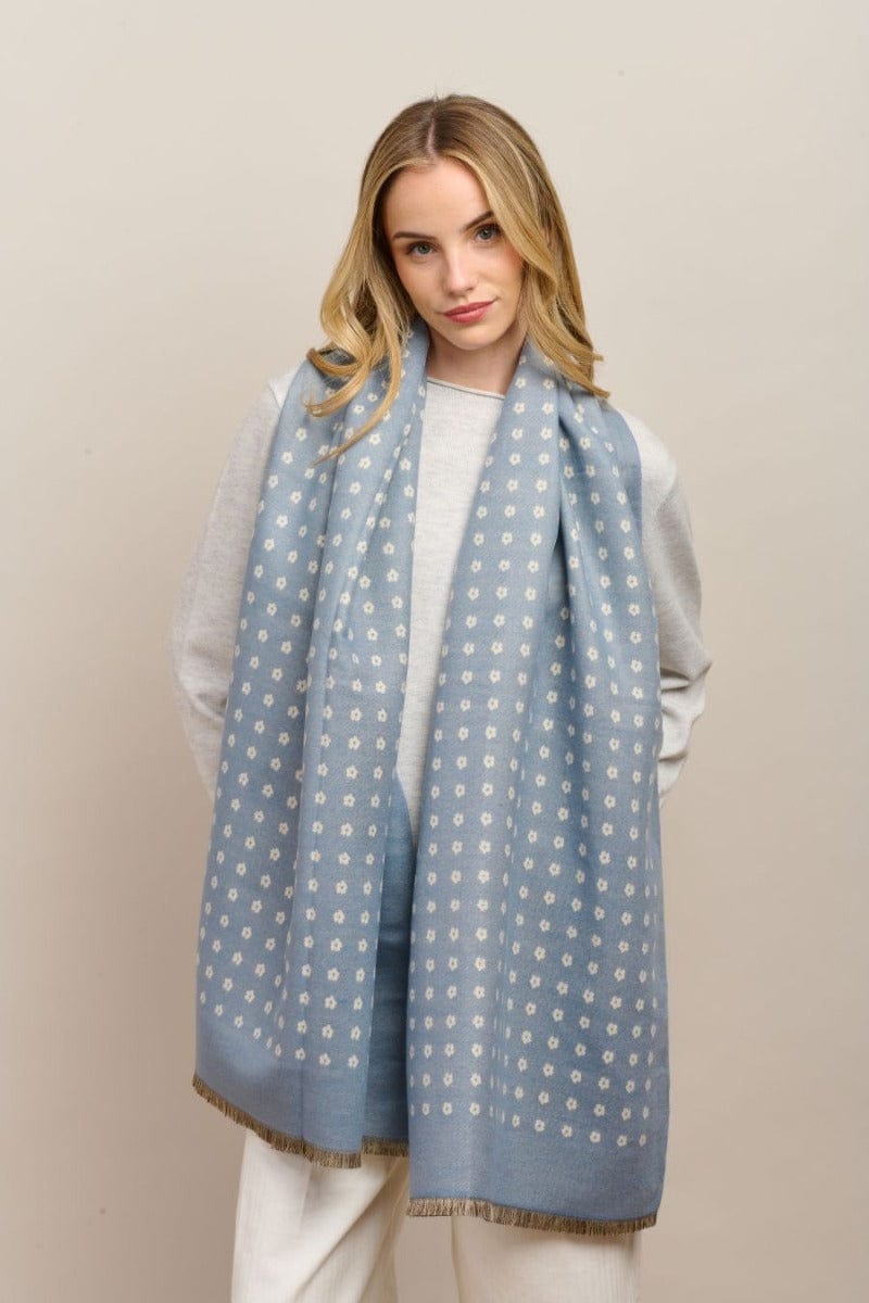 Tiger Tree Fashion Tiger Tree - Denim Petite Fleur Scarf