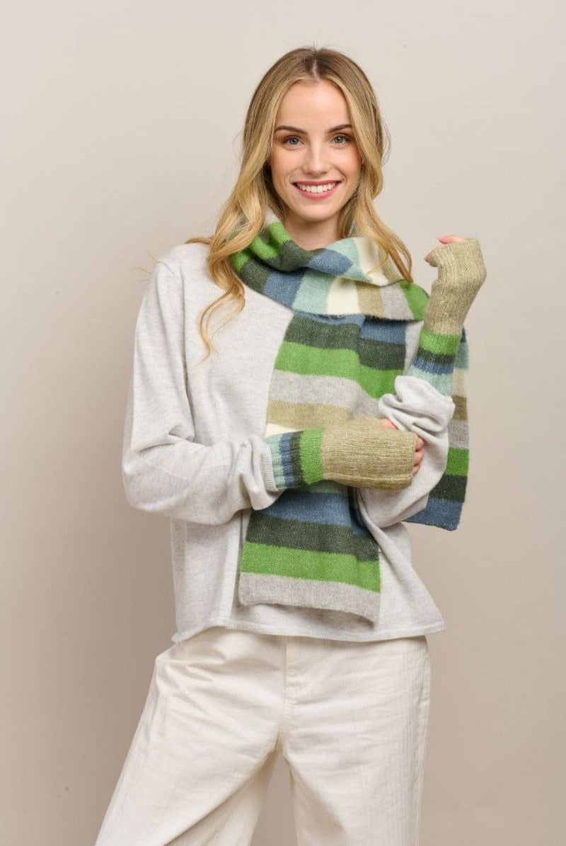 Buy Tiger Tree - Green Coachella Scarf by Tiger Tree - at Hamish + Grace