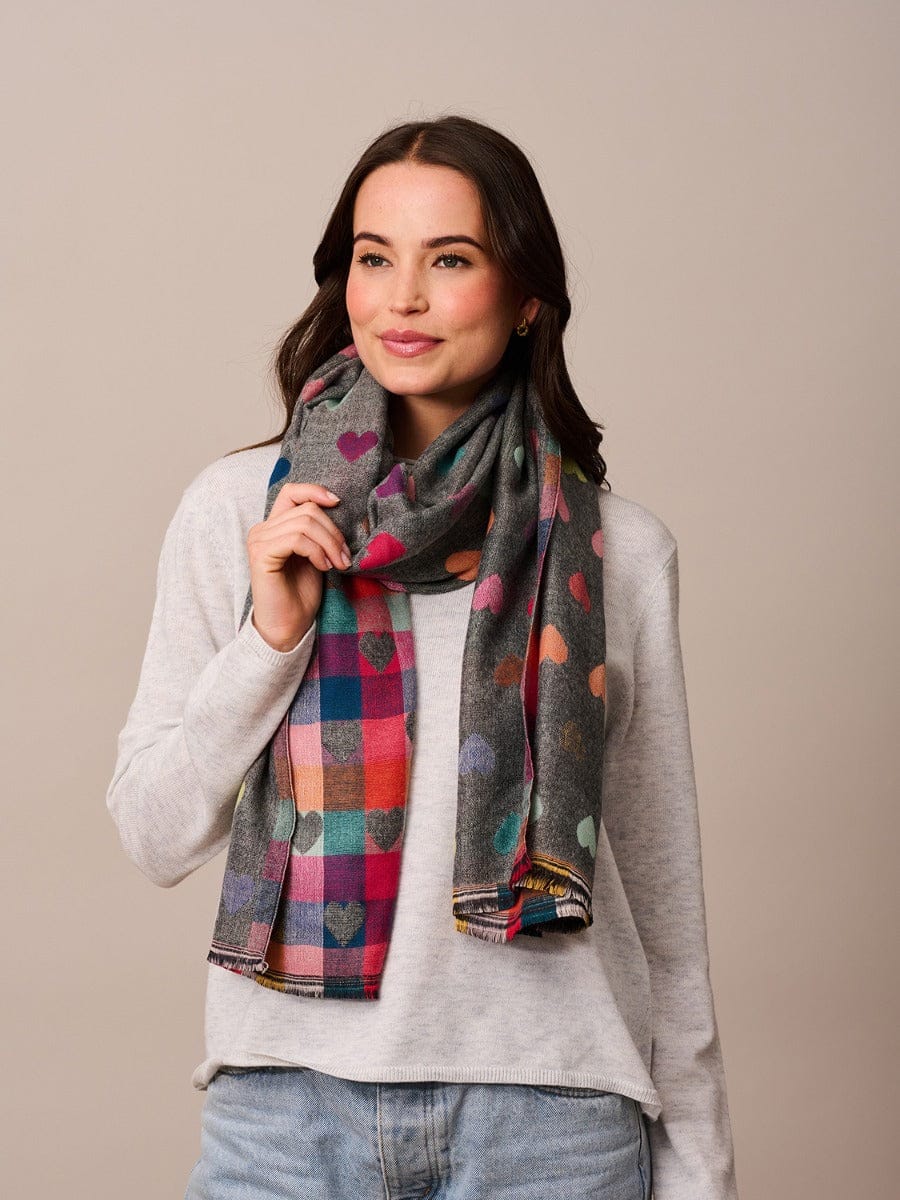 Buy Tiger Tree - Grey Romance Scarf by Tiger Tree - at Hamish + Grace