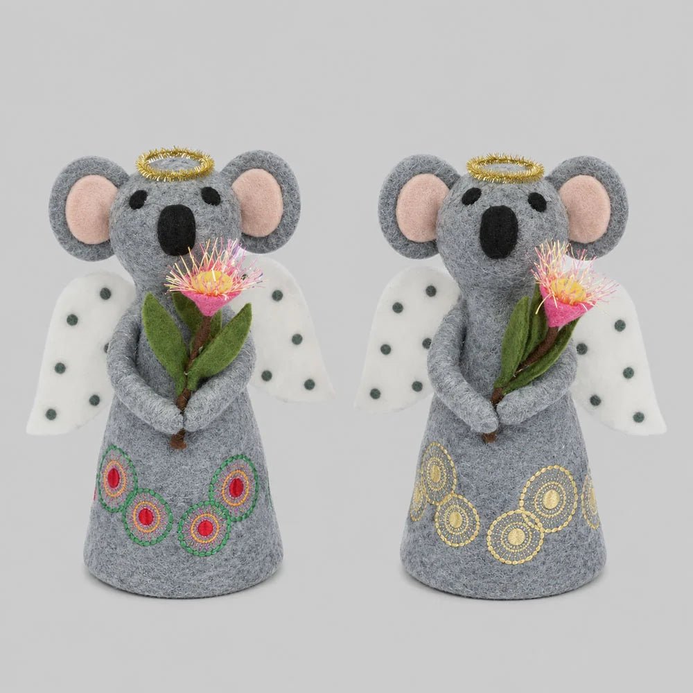 Buy Velvet and Vixen - Celeste Koala Felt Tree Topper by Velvet + Vixen - at Hamish + Grace
