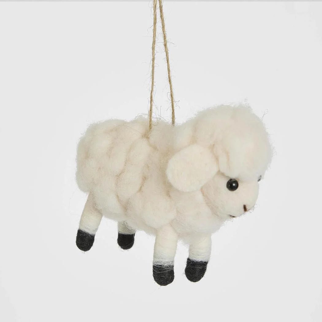 Buy Velvet and Vixen - Doris the Sheep Hanging Tree Decoration by Velvet + Vixen - at Hamish + Grace
