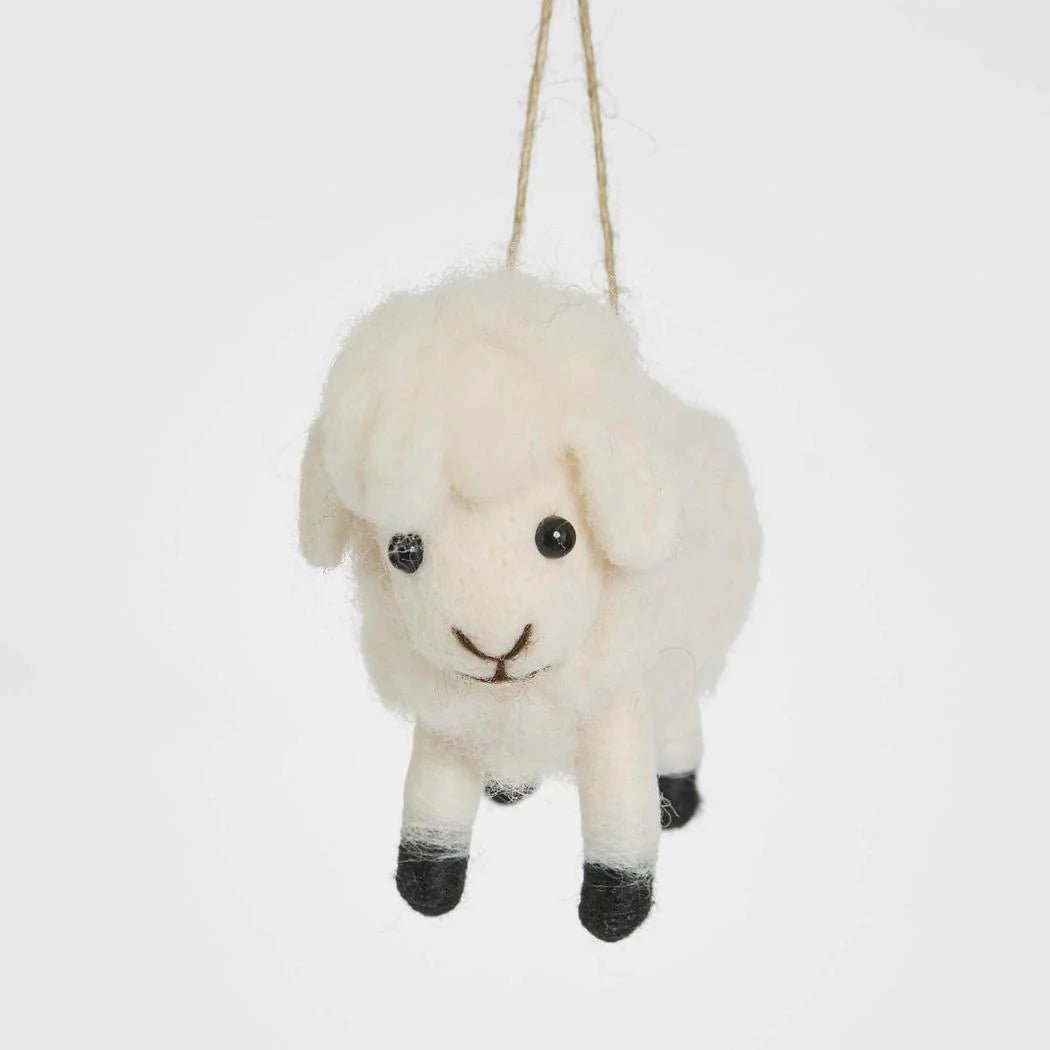 Buy Velvet and Vixen - Doris the Sheep Hanging Tree Decoration by Velvet + Vixen - at Hamish + Grace