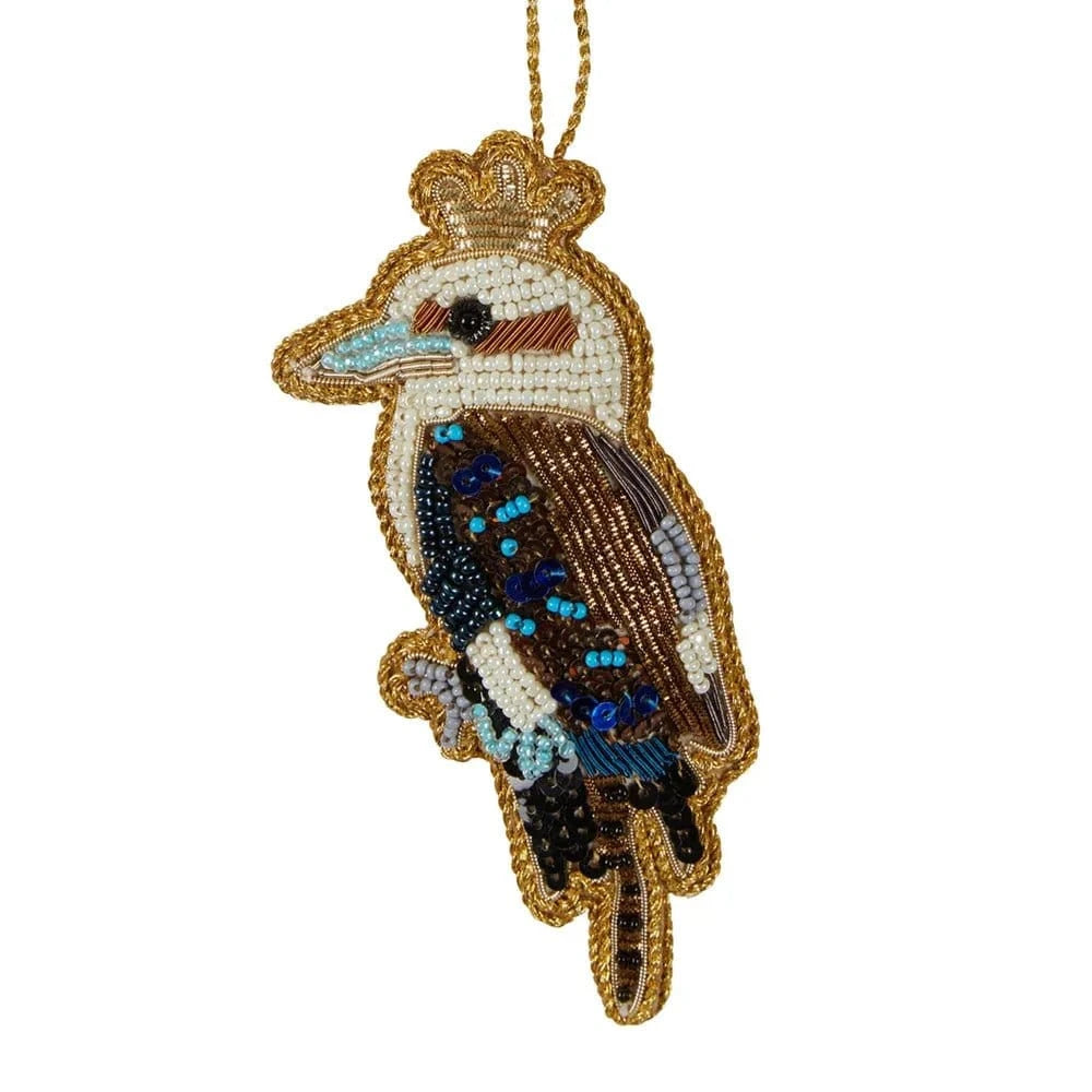 Velvet + Vixen Homewares Kookaburra Sequin Tree Hanging Decoration