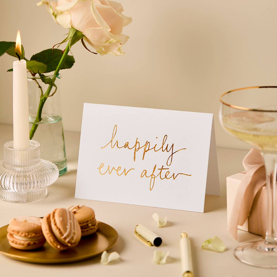 Buy Wedding Card | Signature Foil Greeting Card by Gabrielle & Celine Greeting Cards - at Hamish + Grace