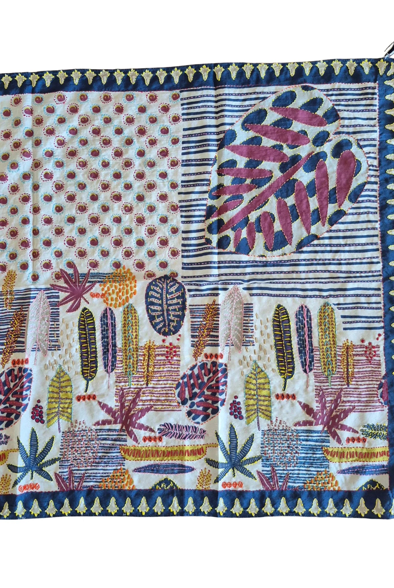 Buy Zoda | Pure Silk Patchwork Scarf by Zoda - at Hamish + Grace