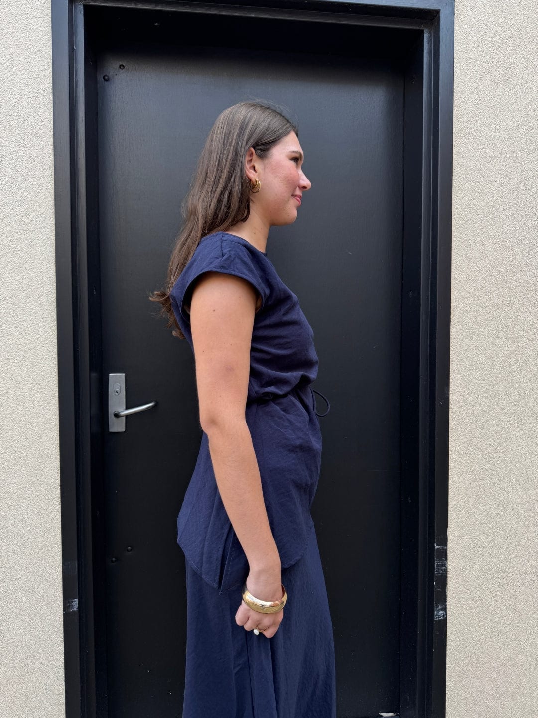 Buy 140900B - Sunnygirl - The Marais Skirt - Navy by Sunny Girl - at Hamish + Grace