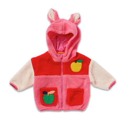 Halcyon Nights - A Is For Apple Baby Sherpa Jacket