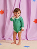 Halcyon Nights - Forest Green Organic Long Sleeve Bodysuit