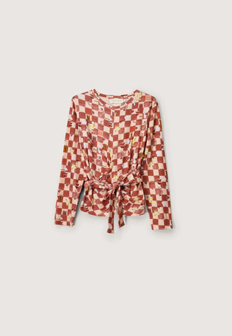 Nancy Bird - Nia Wrap Tee - Heartbeat Check