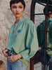 PALMIER BLOUSE - MINT