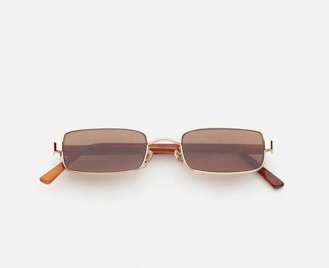 Lu Goldie - Nina Chestnut Sunglasses