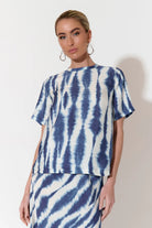 Buy Adorne - Arden Print Cupro Top (Print) by Adorne - at Hamish & Grace