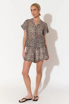 Buy Adorne - Billy Leopard Print Short by Adorne - at Hamish & Grace