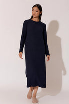 Buy Adorne - Brielle Knit Dress Navy by Adorne - at Hamish & Grace