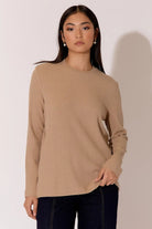 Buy Adorne - Brielle Knit Top (Camel) by Adorne - at Hamish & Grace