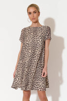 Buy Adorne Elisa Leopard Print A LIne Dress by Adorne - at Hamish & Grace