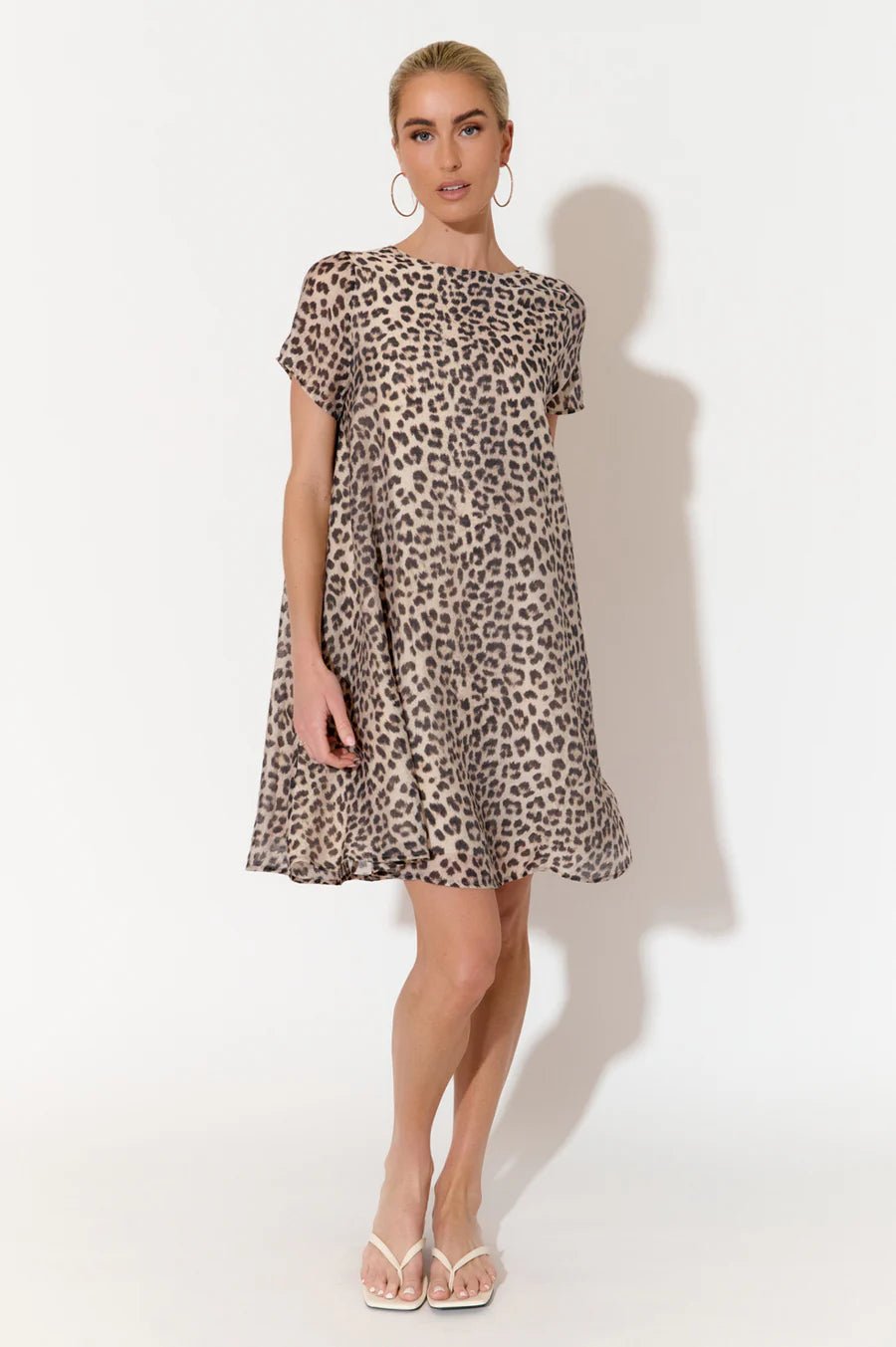 Buy Adorne Elisa Leopard Print A LIne Dress by Adorne - at Hamish & Grace