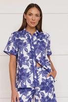 Buy Adorne - Everleigh Printed Linen Shirt (Print) by Adorne - at Hamish & Grace