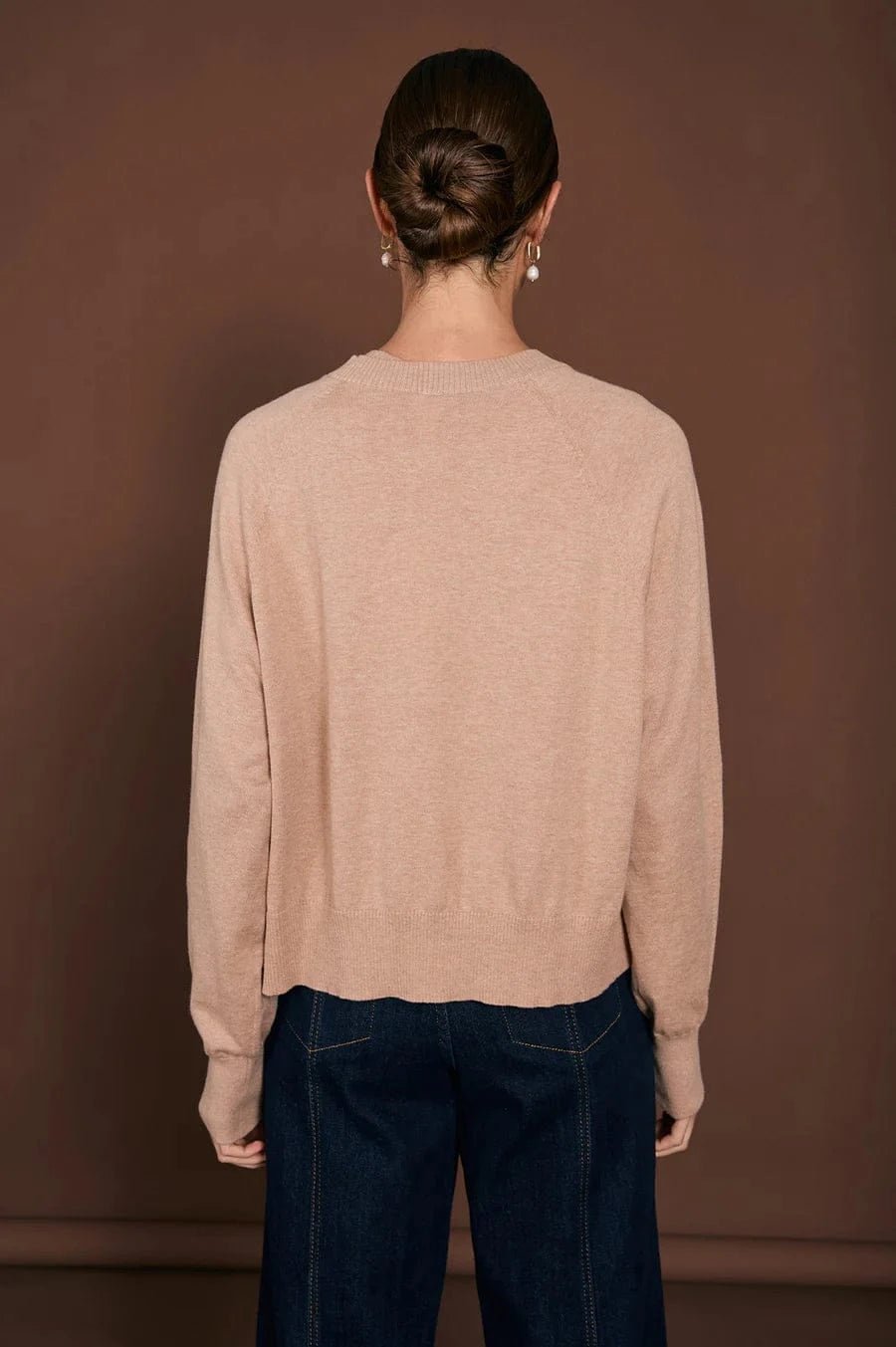 Buy Adorne - Freddy Cotton Cashmere Knit Cardigan - Camel by Adorne - at Hamish + Grace