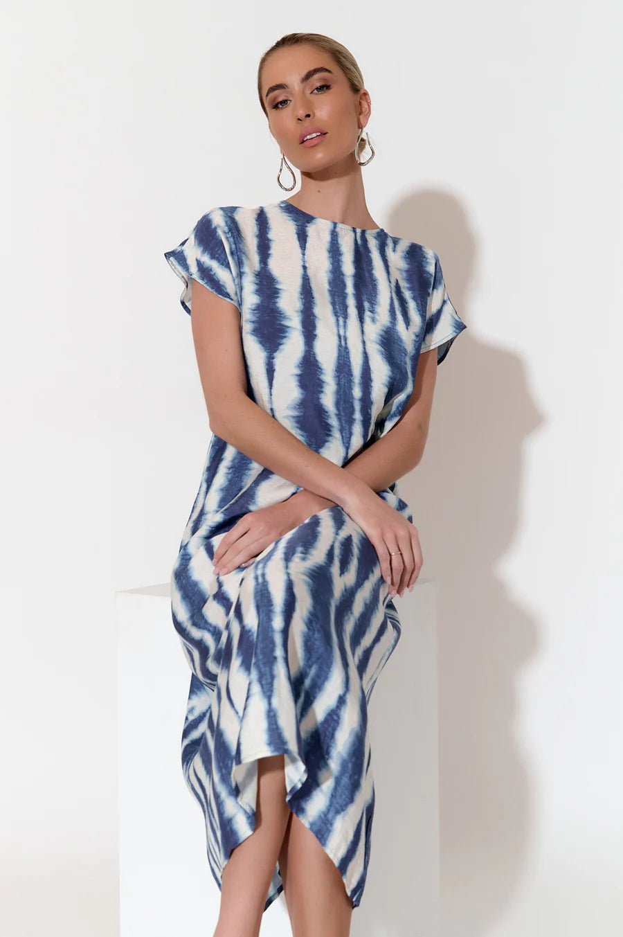 Buy Adorne - Gwen Print Cupro Dress (Print) by Adorne - at Hamish & Grace