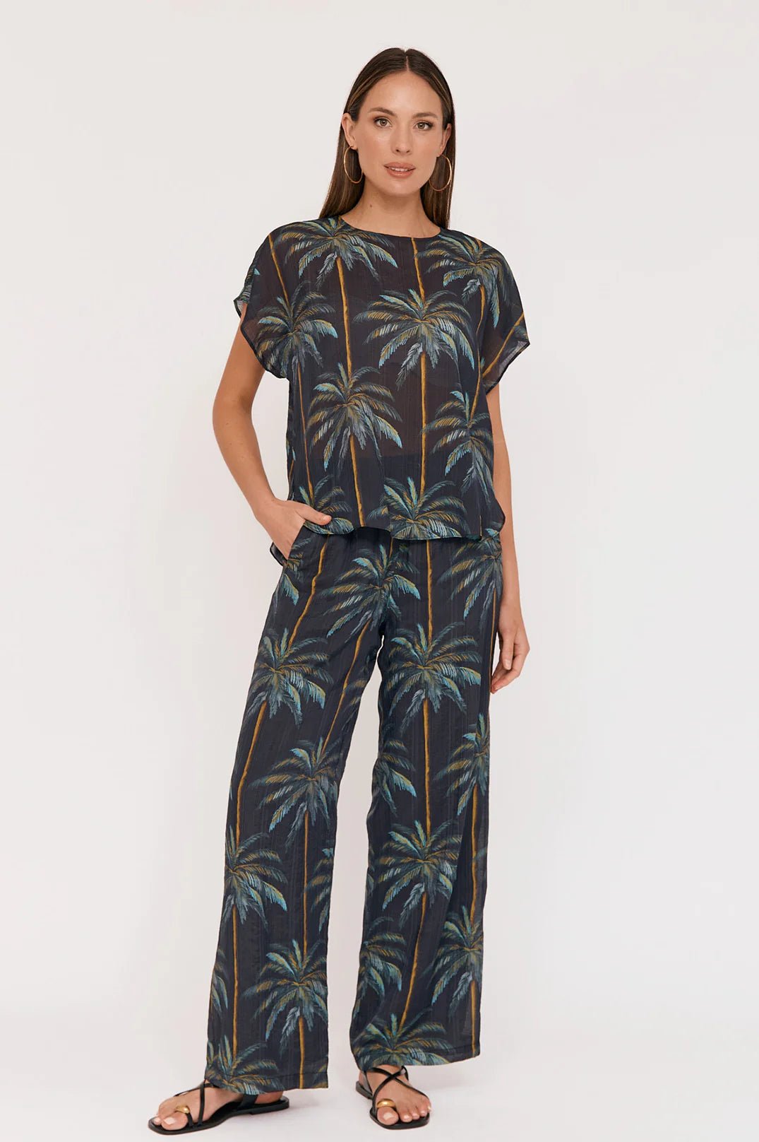 Buy Adorne - Kelly Honolulu Print Pant (Print) by Adorne - at Hamish & Grace