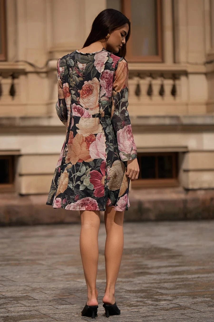 Buy Adorne - Roslyn Floral Frill Dress - Floral by Adorne - at Hamish + Grace