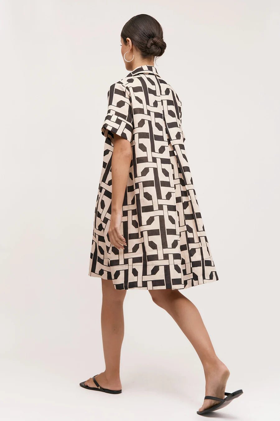 Buy Adorne - Solace Printed Linen Dress (Print) by Adorne - at Hamish & Grace