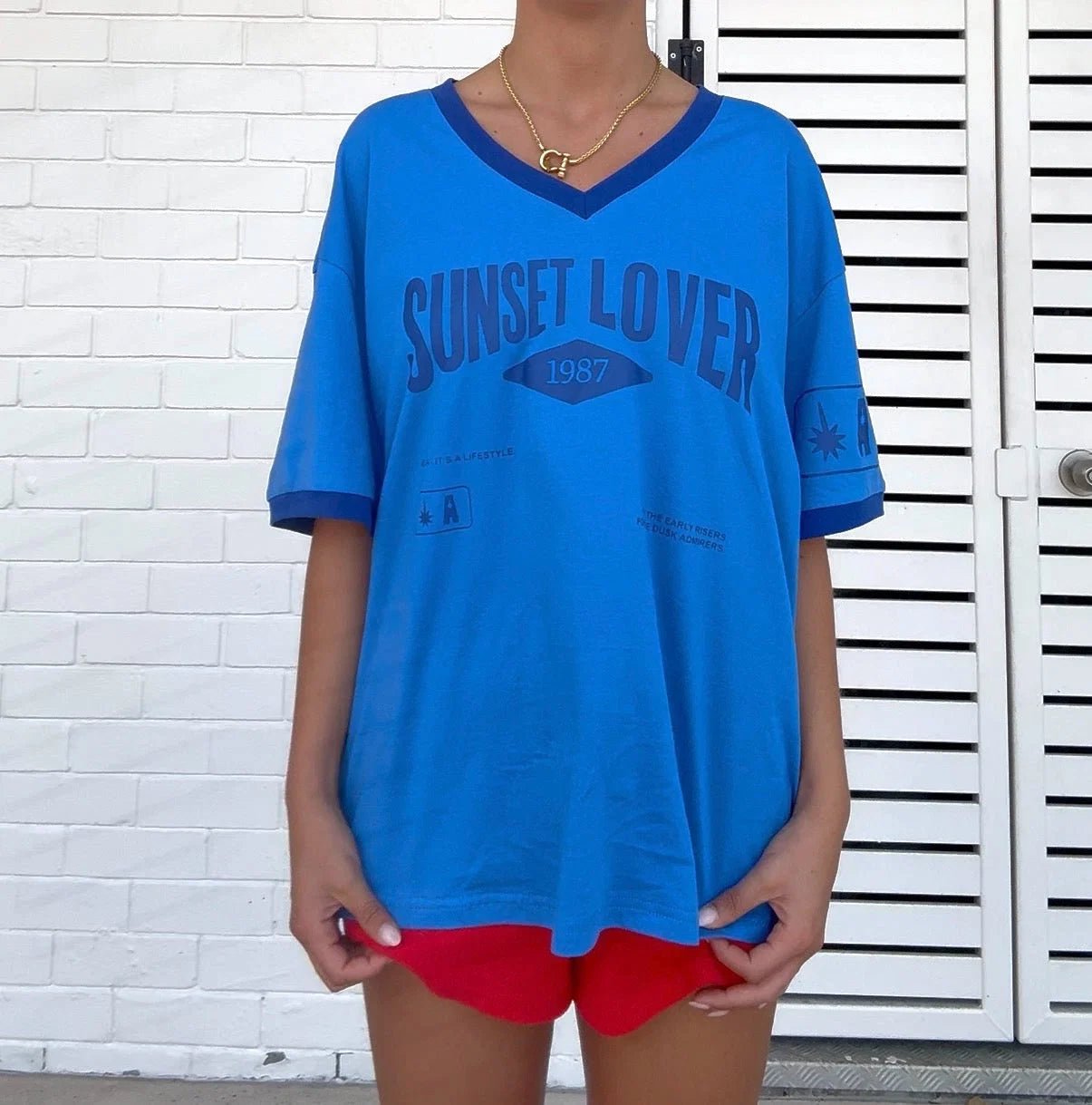 Buy Aelia The Brand - Sunset Lover Tee by Aelia The Brand - at Hamish + Grace